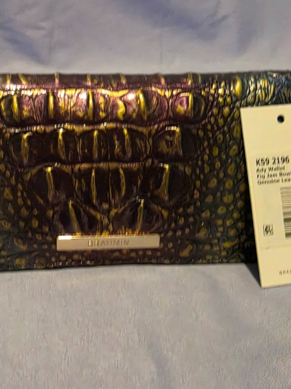 Brahmin Ady Wallet – Metallic Ombre Melbourne Leather